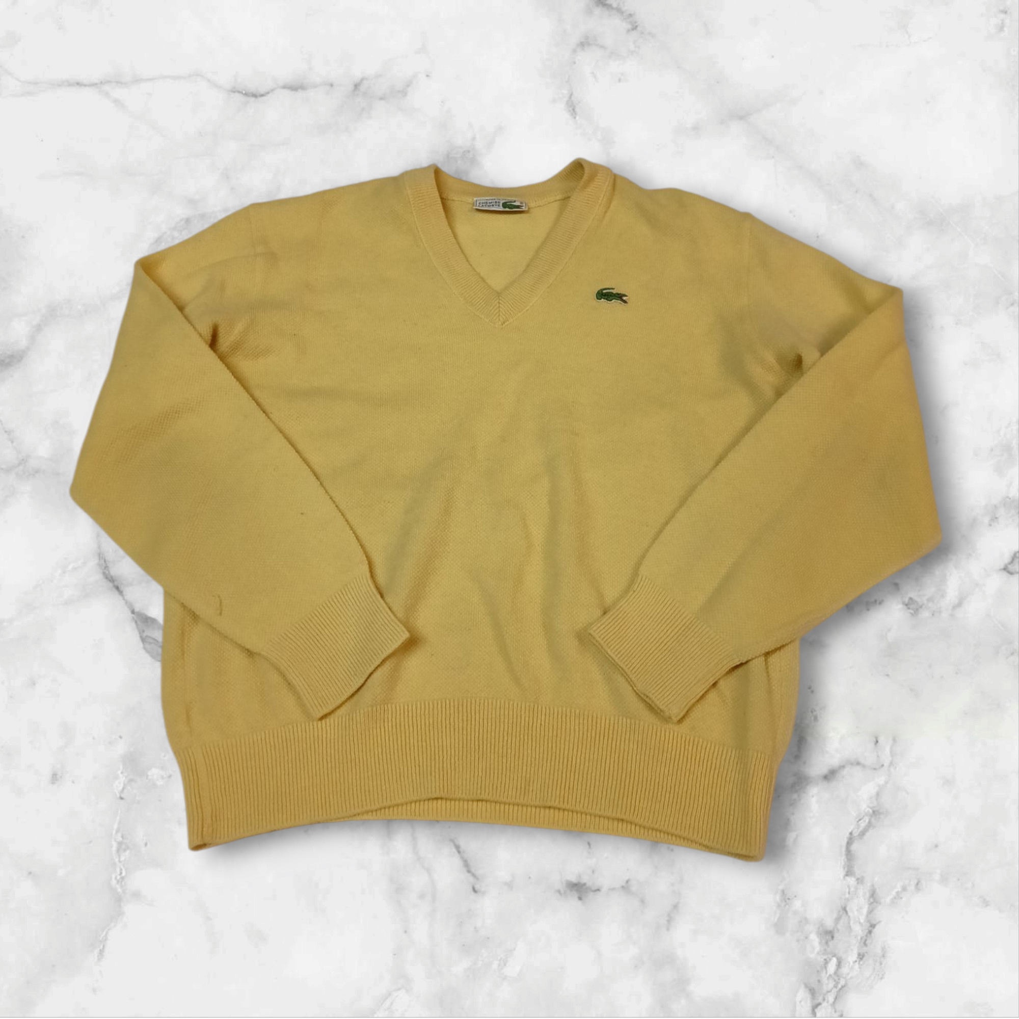 Lacoste Vintage Pullover M 994 60%Wolle