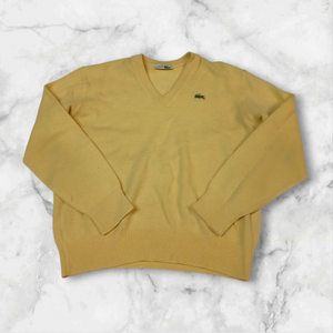 Lacoste Vintage Pullover M 994 60%Wolle