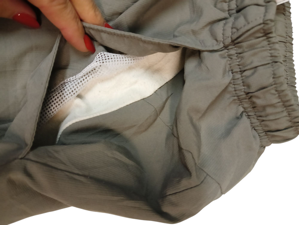 Nike Vintage Trackpants Baggy Nylon Stoff aus Regenjacke M 1168