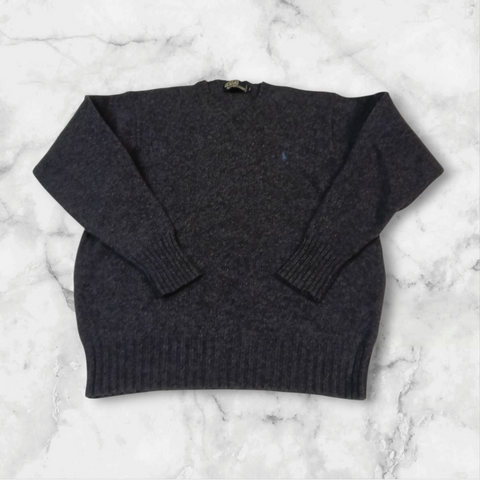 Ralph Lauren Vintage Pullover 100% Lammwolle L 1008