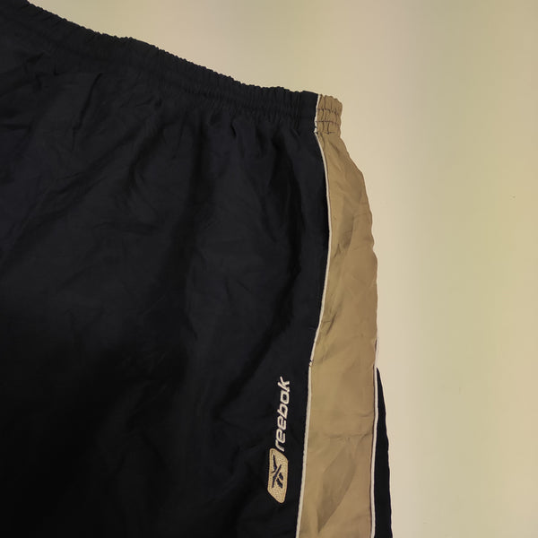 Reebok Vintage Trackpants Baggy M #8460 nylon stoff aus Regenjacke