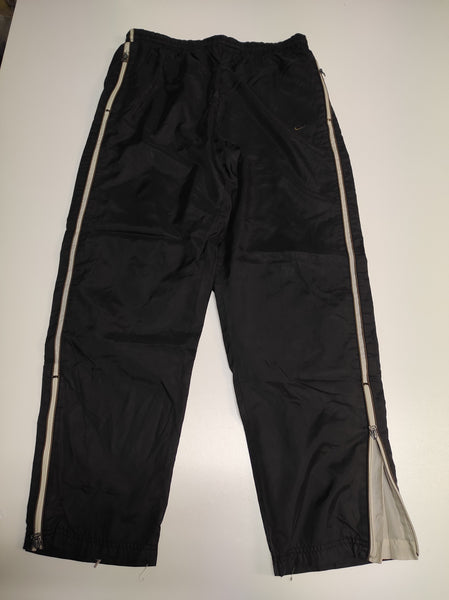 Nike Trackpants Vintage Baggy L Nylon Stoff aus Regenjacke #1219