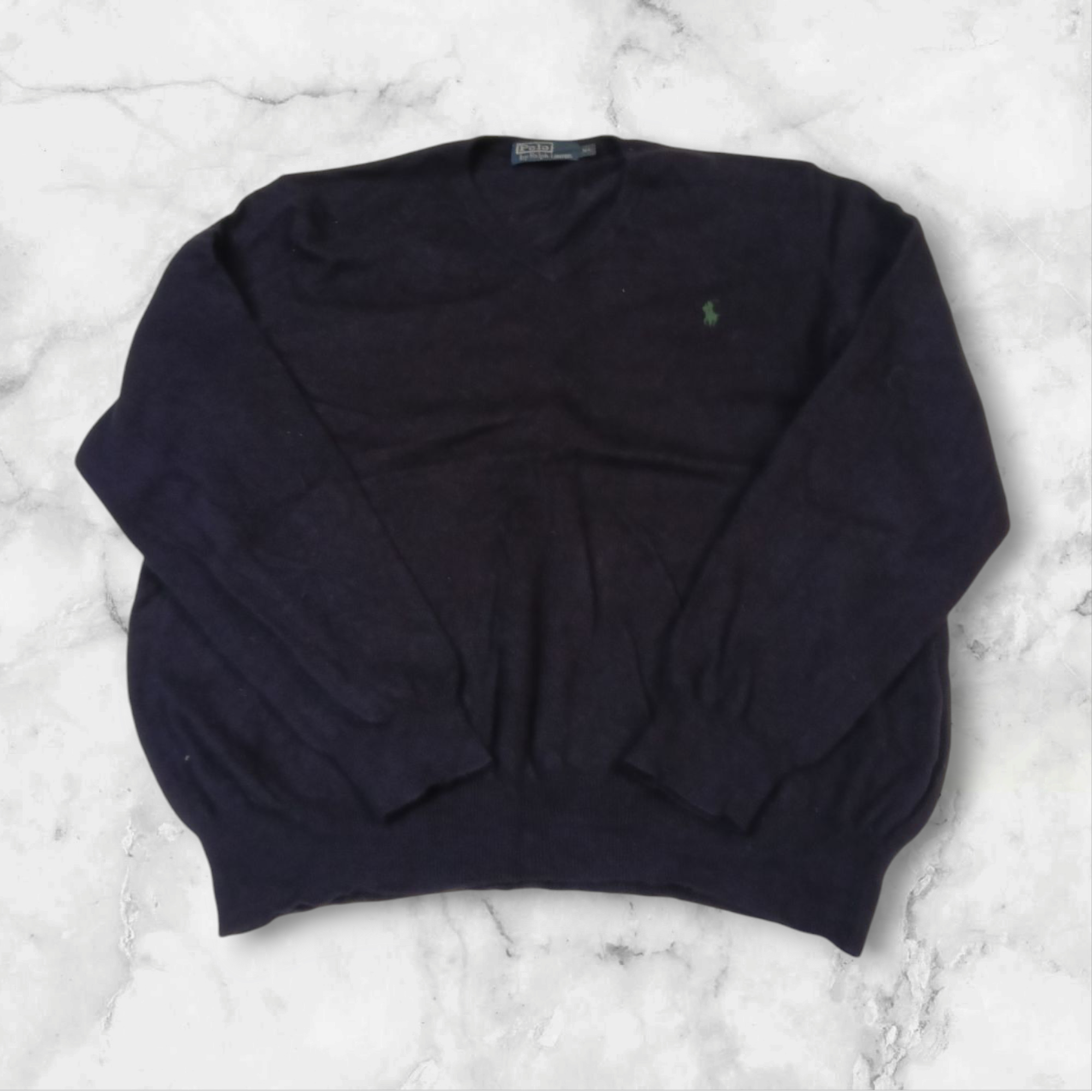 Ralph Lauren Vintage Pullover L Merinowolle