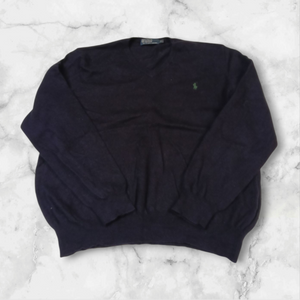 Ralph Lauren Vintage Pullover L Merinowolle