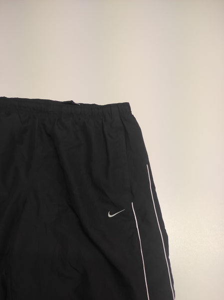 Nike Trackpants Vintage Baggy Reflective Nylon Stoff aus Regenjacke #628