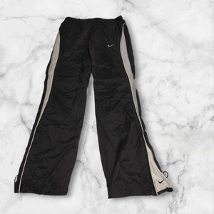 Nike Trackpants L Vintage  Baggy Nylon Stoff aus Regenjacke #1152