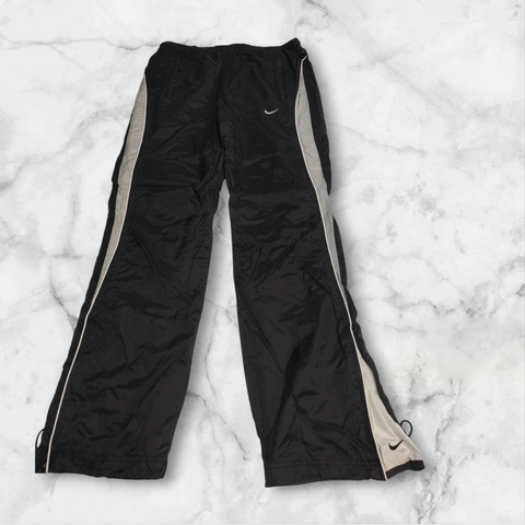 Nike Trackpants L Vintage  Baggy Nylon Stoff aus Regenjacke #1152