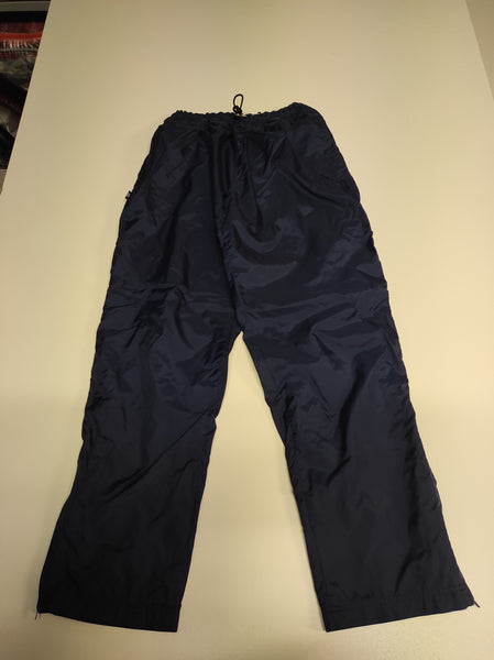 Adidas Vintage Trackpants M Full Navy Stoff aus Regenjacke #9593