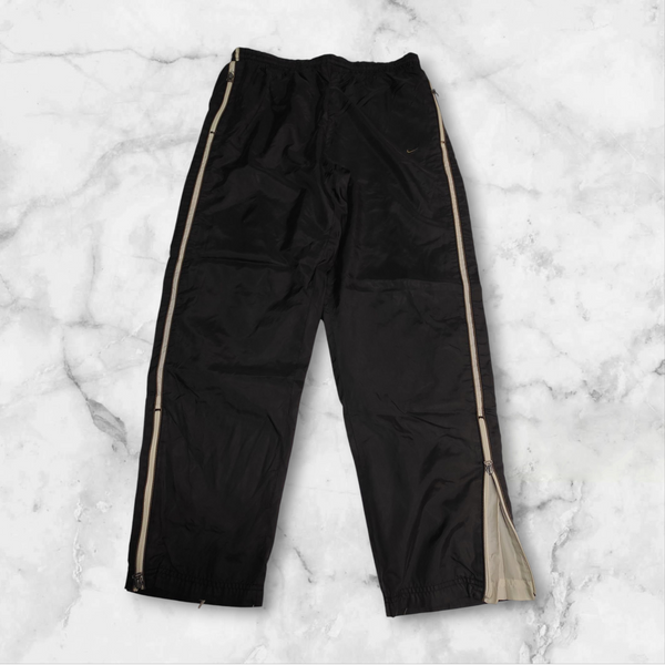 Nike Trackpants Vintage Baggy L Nylon Stoff aus Regenjacke #1219