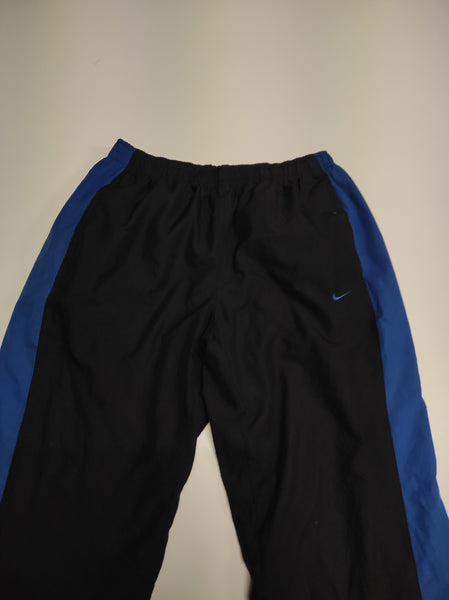 Nike Trackpants Vintage Baggy Nylon stoff aus Regenjacke Blue stripes #9847 (Gr XL Fit M - L)