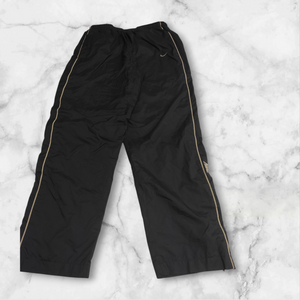 Nike Trackpants M - L Vintage Baggy Reflective nylon Stoff aus Regenjacke #1147
