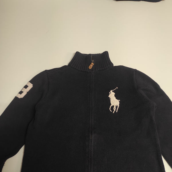 Ralph Lauren Vintage 3/4 Zip Pullover big Pony S - M