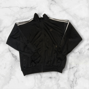 Adidas Vintage Trackjacket Nylon Stoff aus Regenjacke L 997