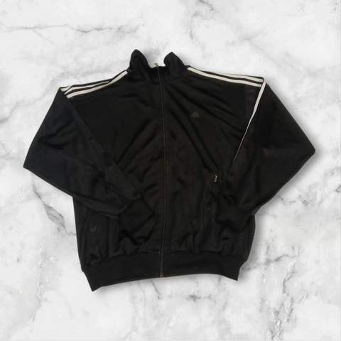 Adidas Vintage Trackjacket Nylon Stoff aus Regenjacke L 997