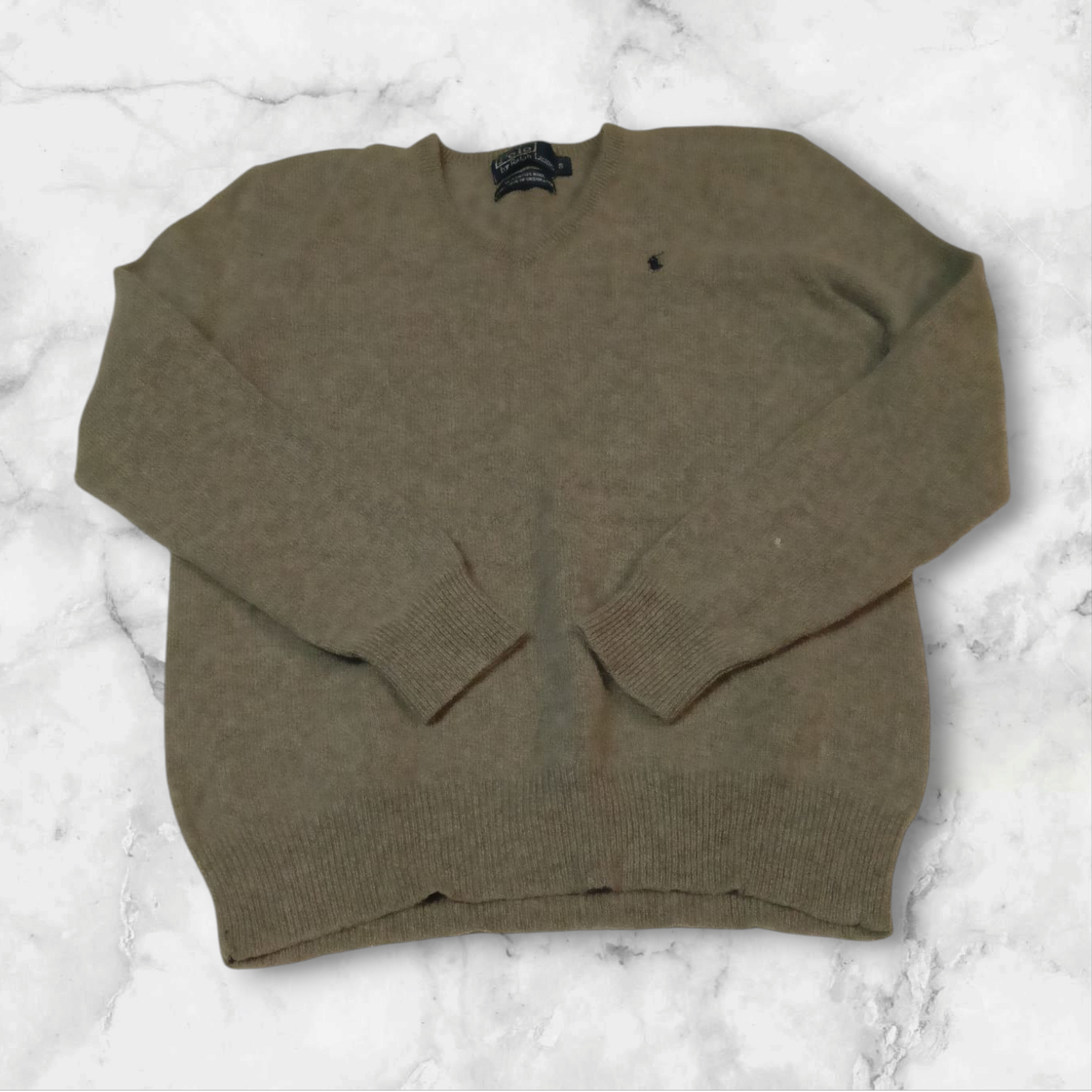 Ralph Lauren Vintage Pullover Lammwolle S 1032