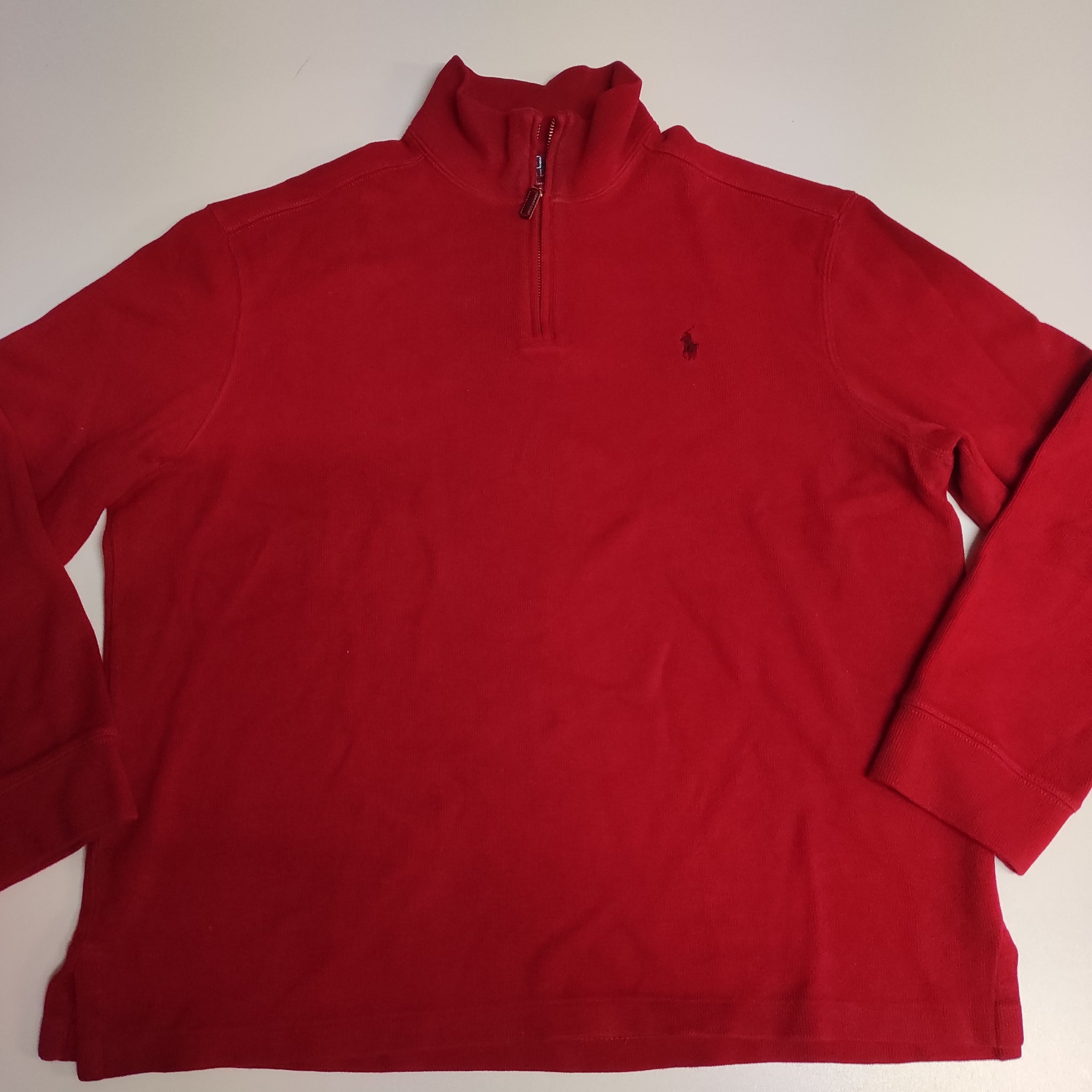 Ralph Lauren Vintage 3/4 Zip jacke XL#8580