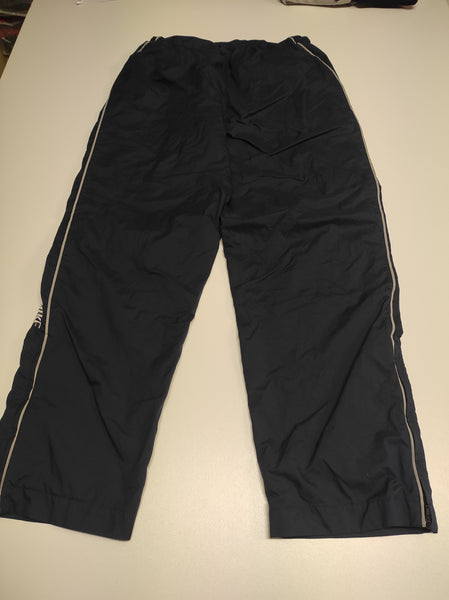 Nike Trackpants M - L Vintage Baggy Reflective nylon Stoff aus Regenjacke #1147