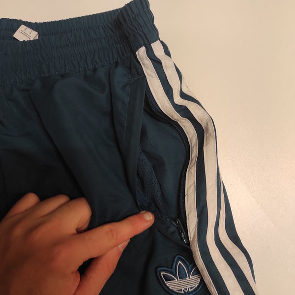 Adidas Vintage Trackpants S Nylon stoff aus Regenjacke #8495