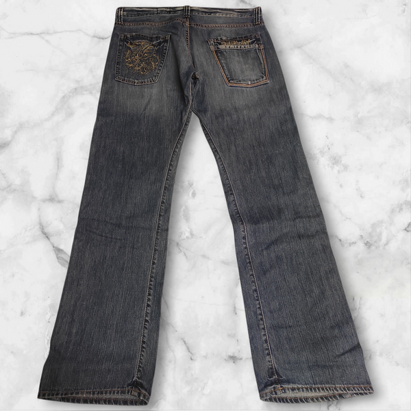 Replay Vintage Dragon Baggy Jeans L #9401