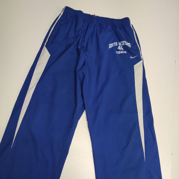 Nike Trackpants Vintage L Baggy Nylon Stoff aus Regenjacke #8536