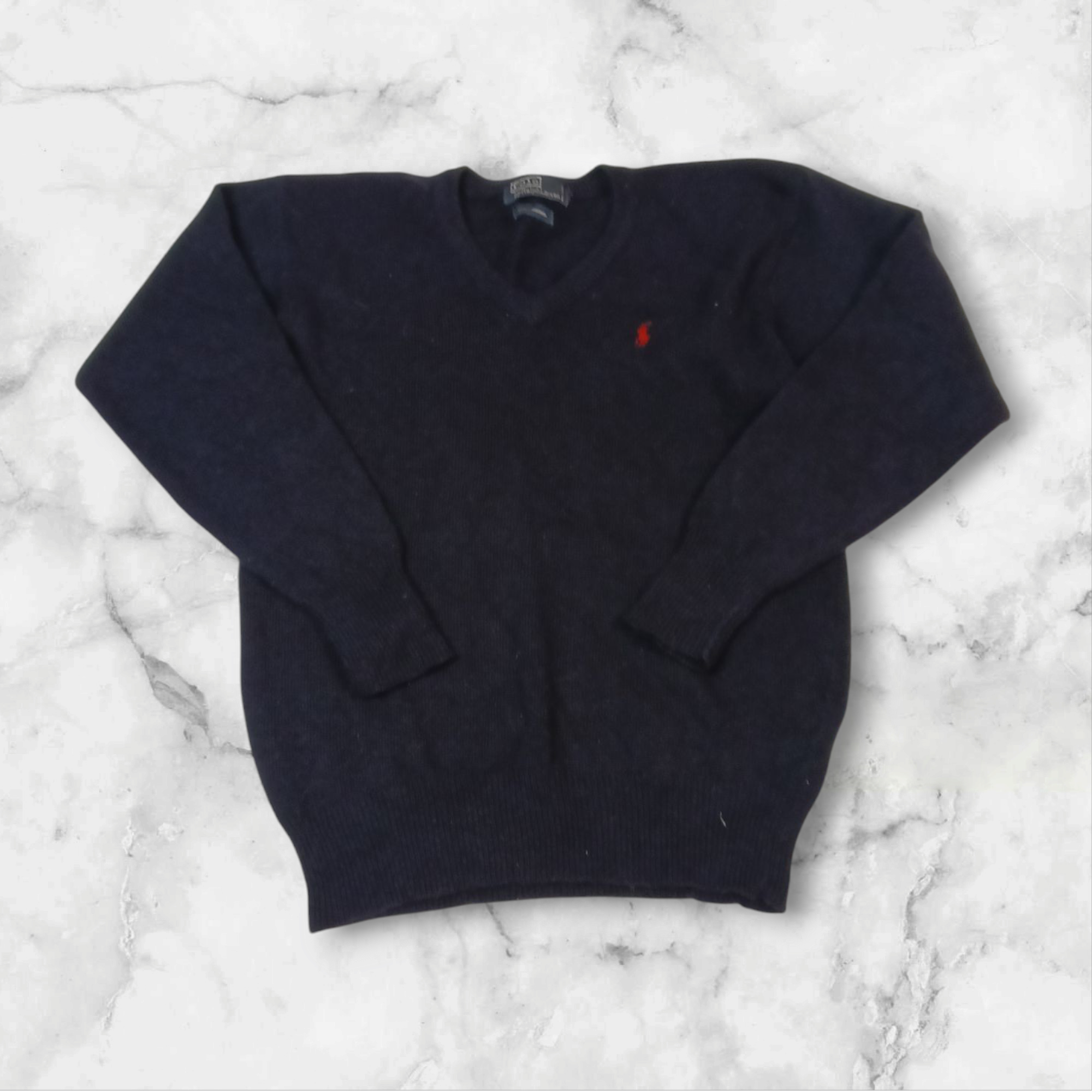 Ralph Lauren Vintage Pullover M 100% Lammwolle 1021