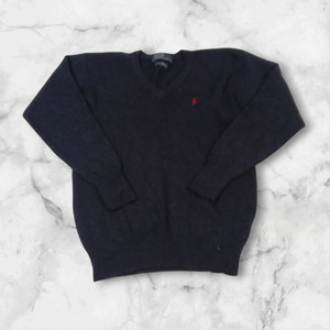 Ralph Lauren Vintage Pullover M 100% Lammwolle 1021