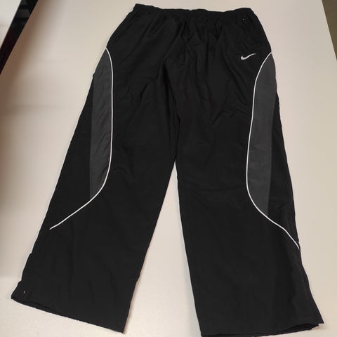 Nike Track Pants Vintage XXL Reflective Nylon Stoff aus Regenjacke #7998