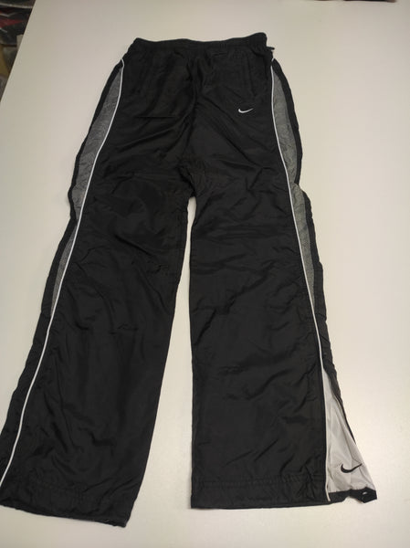 Nike Trackpants Vintage L Baggy Nylon Stoff aus Regenjacke #1144
