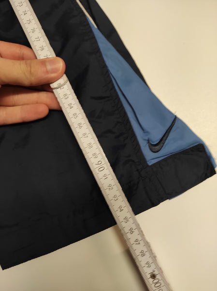Nike Trackpants Vintage Baggy XS Reflective nylon stoff aus Regenjacke #1223