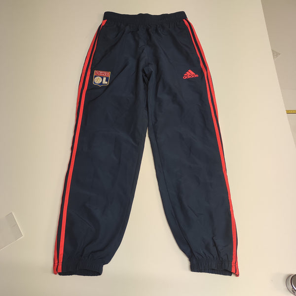 Adidas x Olympique Lyon Trackpants S Nylon Stoff aus Regenjacke #9410