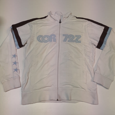 Nike Vintage White Trackjacket L #8173