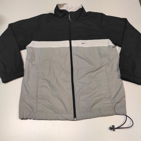 Nike Trackjacket Vintage L nylon Stoff aus Regenjacke #8183