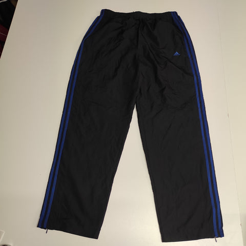 Adidas Vintage Trackpants Baggy L nYlon Stoff aus Regenjacke #8525