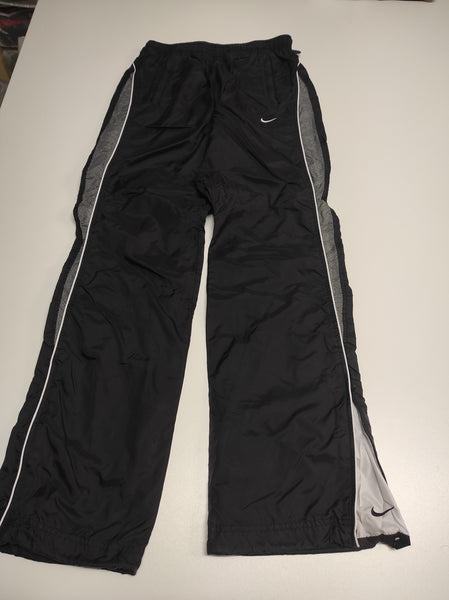 Nike Trackpants Vintage L Baggy Nylon Stoff aus Regenjacke #1144