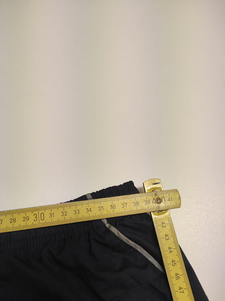 Nike Trackpants M - L Vintage Baggy Reflective nylon Stoff aus Regenjacke #1147