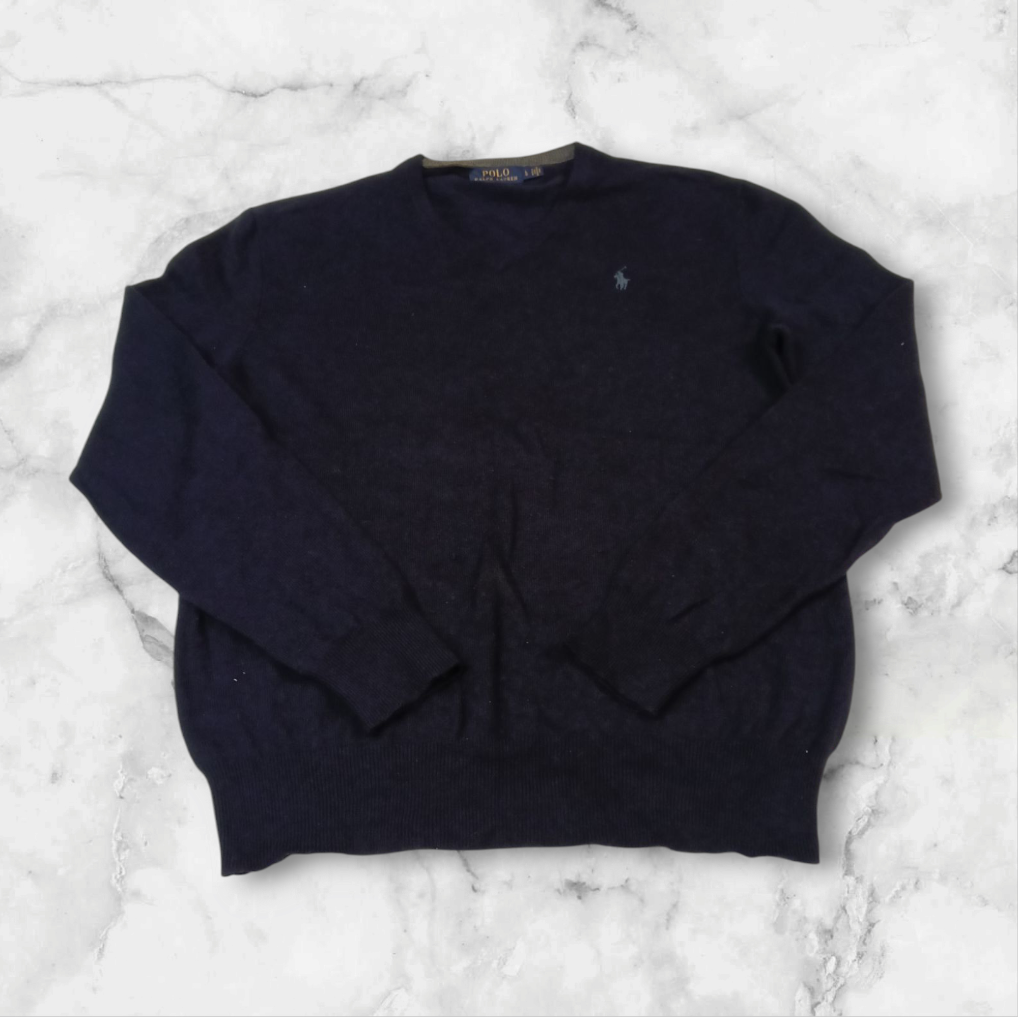 Ralph Lauren Vintage Pullover XL Merinowolle 1026