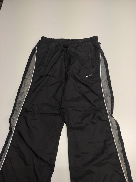 Nike Trackpants Vintage L Baggy Nylon Stoff aus Regenjacke #1144