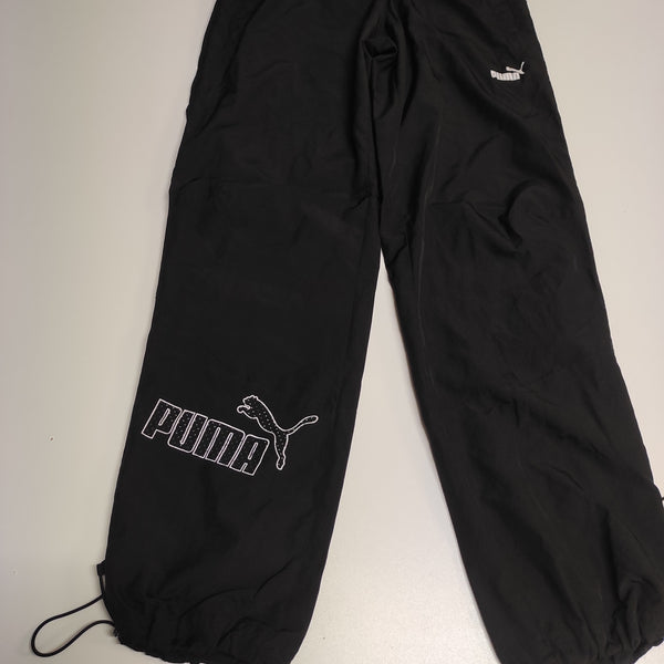 Puma Vintage Trackpants Baggy M Nylon Stoff aus Regenjacke #8523