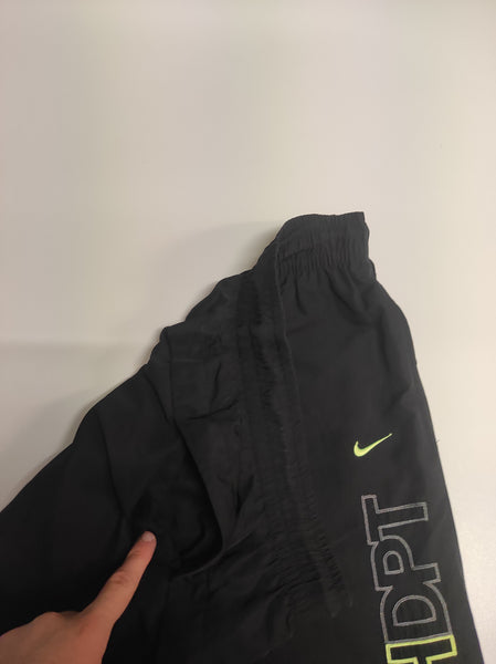 Nike Trackpants Vintage Baggy L Nylo Stoff aus Regenjacke #9860