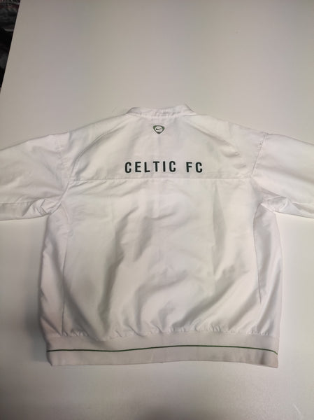 Nike x Celtic Glasgow Vintage White Trackjacket L #9577