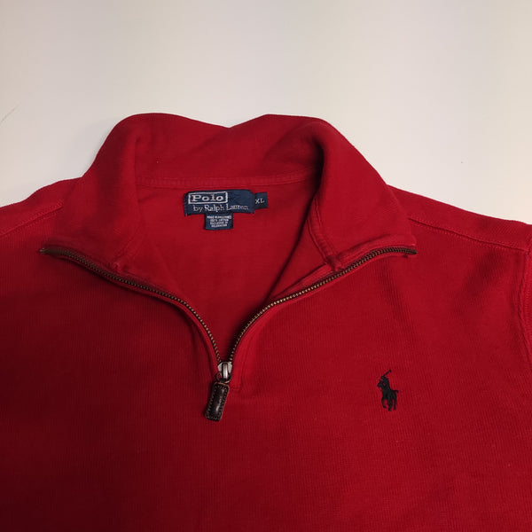 Ralph Lauren Vintage 3/4 Zip jacke XL#8580