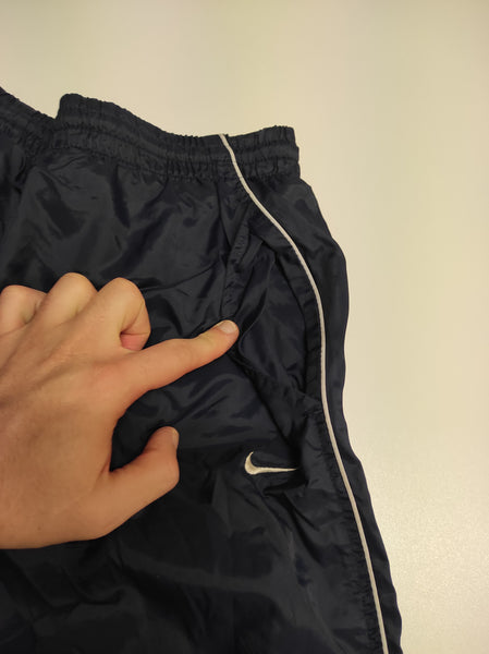 Nike Trackpants Vintage Baggy XS Reflective nylon stoff aus Regenjacke #1223