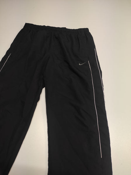 Nike Trackpants Vintage Baggy Reflective Nylon Stoff aus Regenjacke #628