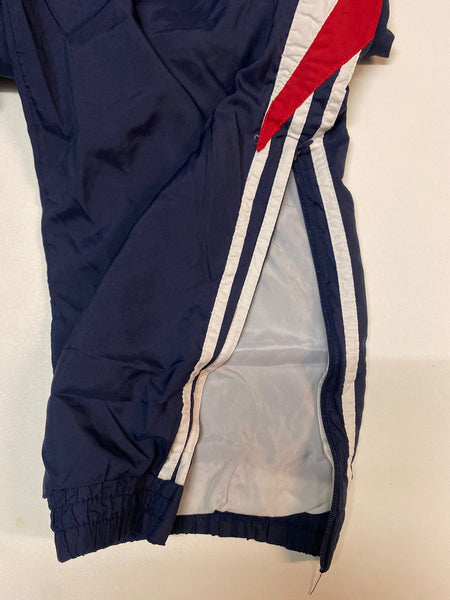 Adidas Trackpants Vintage Baggy Nylon Stoff aus Regenjacke #9229