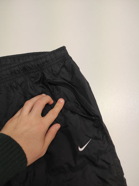 Nike Trackpants Vintage Baggy M Nylon Stoff aus Regenjacke #9945