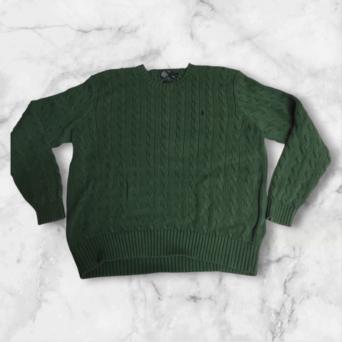 Ralph Lauren Vintage Heavy Knit Wear Pullover L #8310